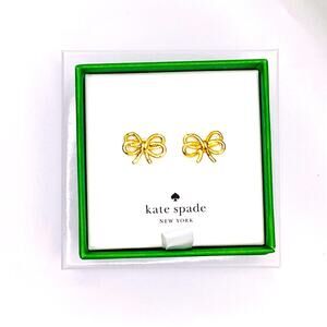Kate Spade Gold Bow Stud Earrings